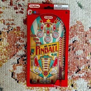 New Handheld Retro Pinball Game Schylling Hi-Score Pinball Game - Red and Yellow
